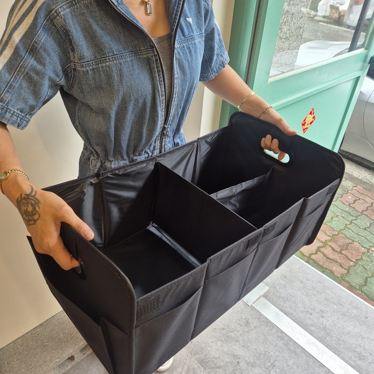 접이식 빅사이즈 트렁크 세차용품 수납함